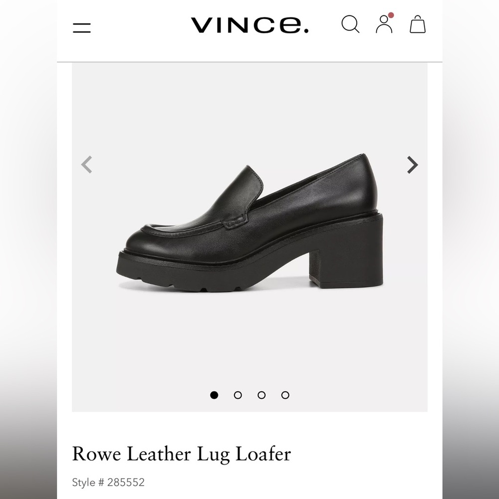 Vince Rowe Leather Loafer